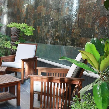 ホテル リージェンシー パレス アンマン エクステリア 写真 A water wall in a garden